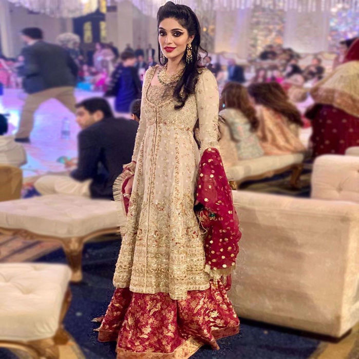 Picture of The ever stunning @hafsashayan exuding the old world charm in “Chambeli” from our Bridal Collection ‘19