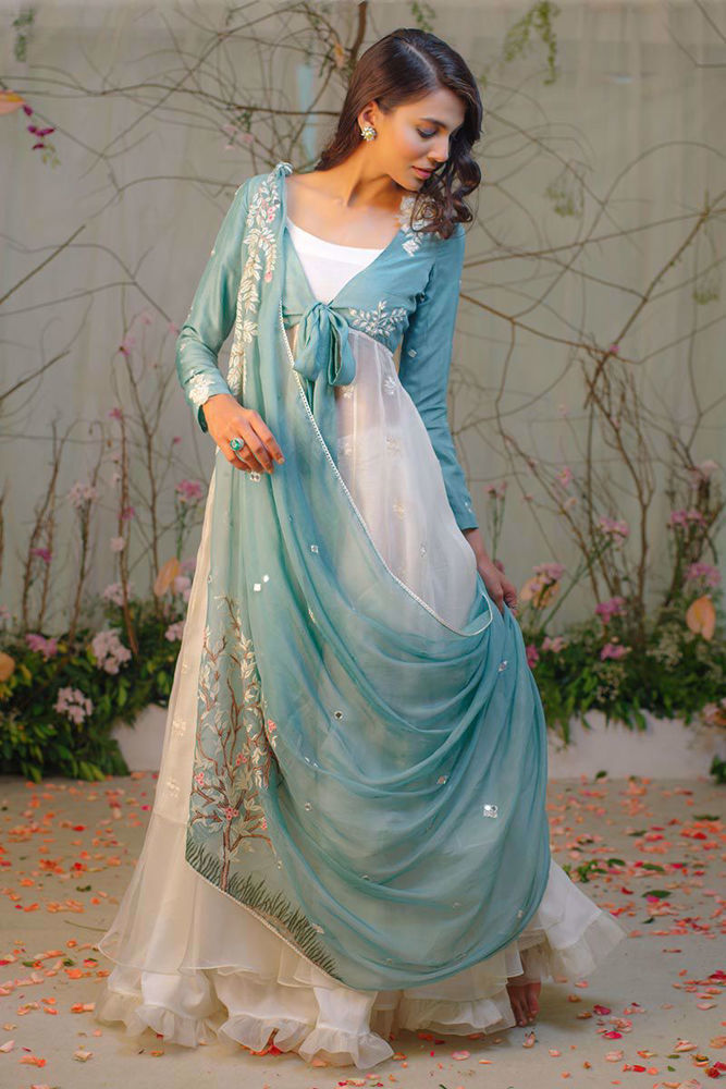 Picture of Teal chaddar