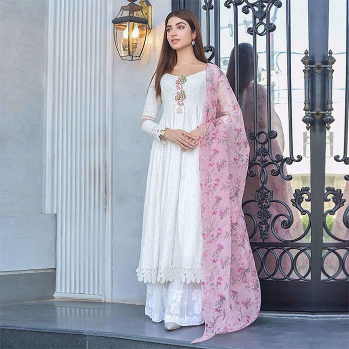 Picture of Smitten by how beautiful & delicate Kinza Hashmi looks in our “Afreen Kalidaar”