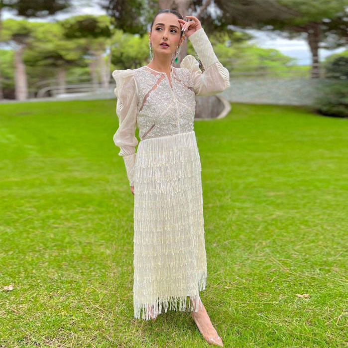 Picture of Momal gracing Our amavi dress