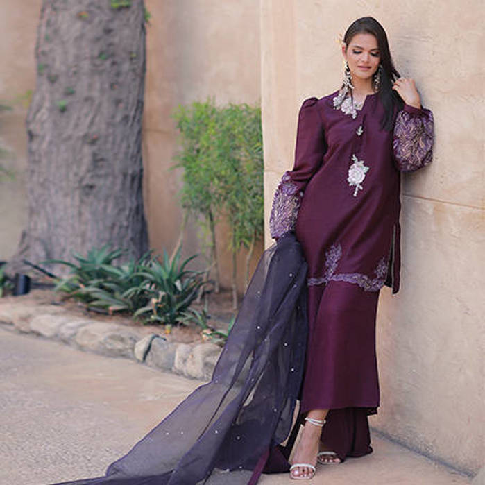 Picture of Astha Copra  in our Plum Blossom outfit