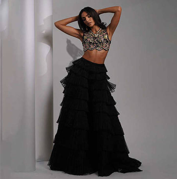 Picture of Noor Xarmina in our Black Muse outfit