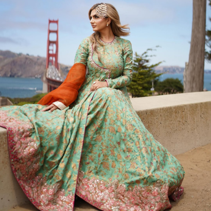 Picture of Samreen Tahir in Royal Paradise Outfit